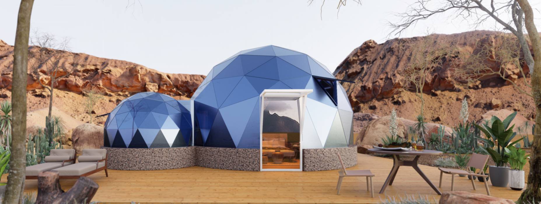 米脂县球形智能光伏玻璃星空房